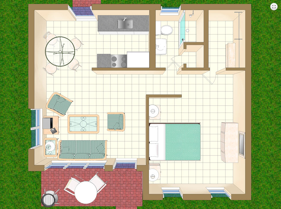Floor Plan for Villa V  