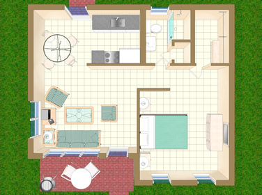Floor Plan for Villa Q 